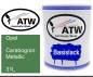 Preview: Opel, Carabogrün Metallic, 31L: 1L Lackdose, von ATW Autoteile West.